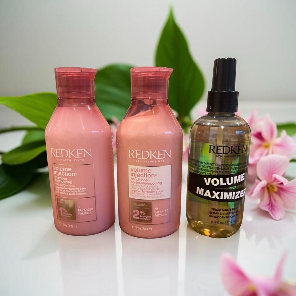 Redken Volume Maximizing Trio Injection Shampoo, Conditioner & Volume Maximizer